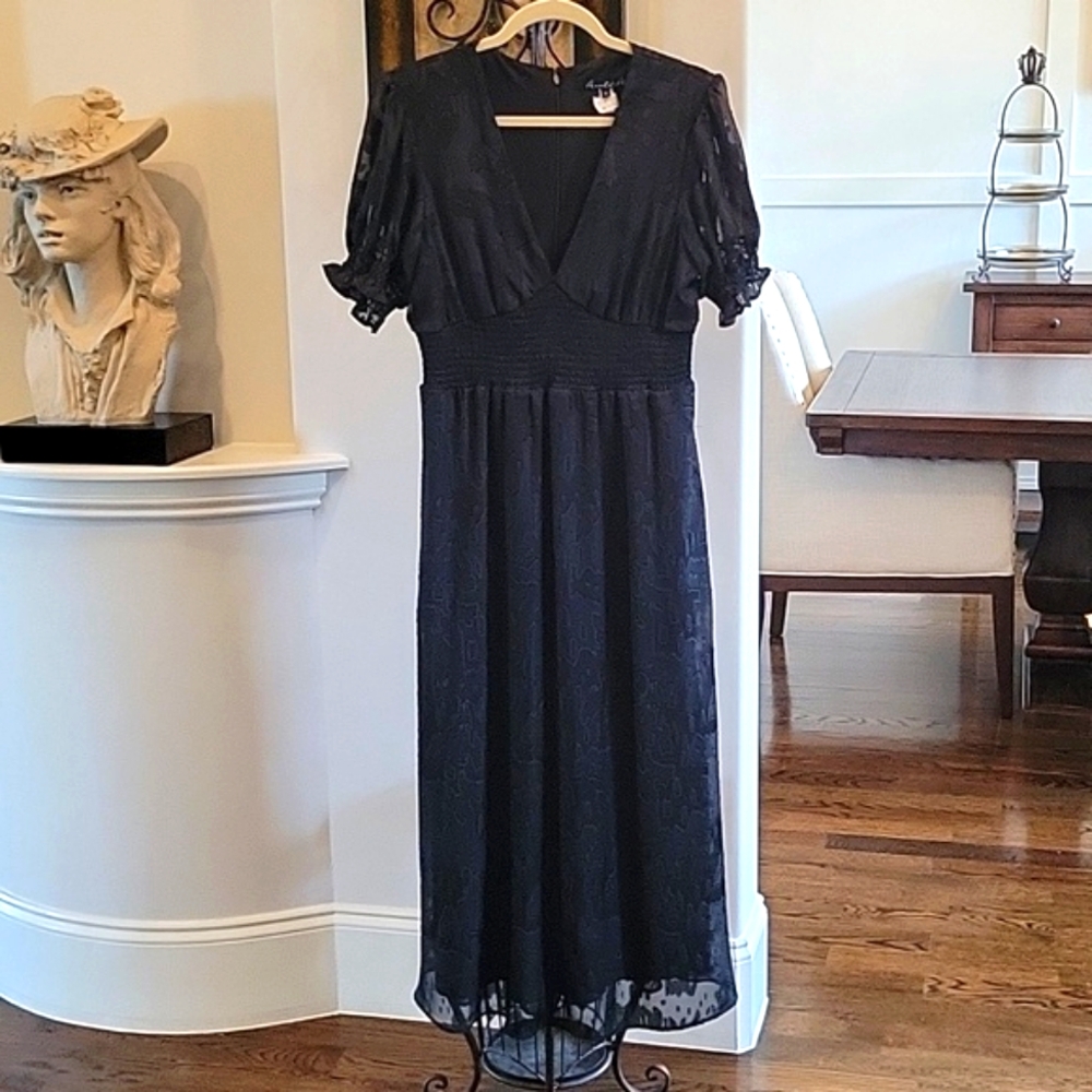 Anthropologie Hutch Puff Sleeve Dress
